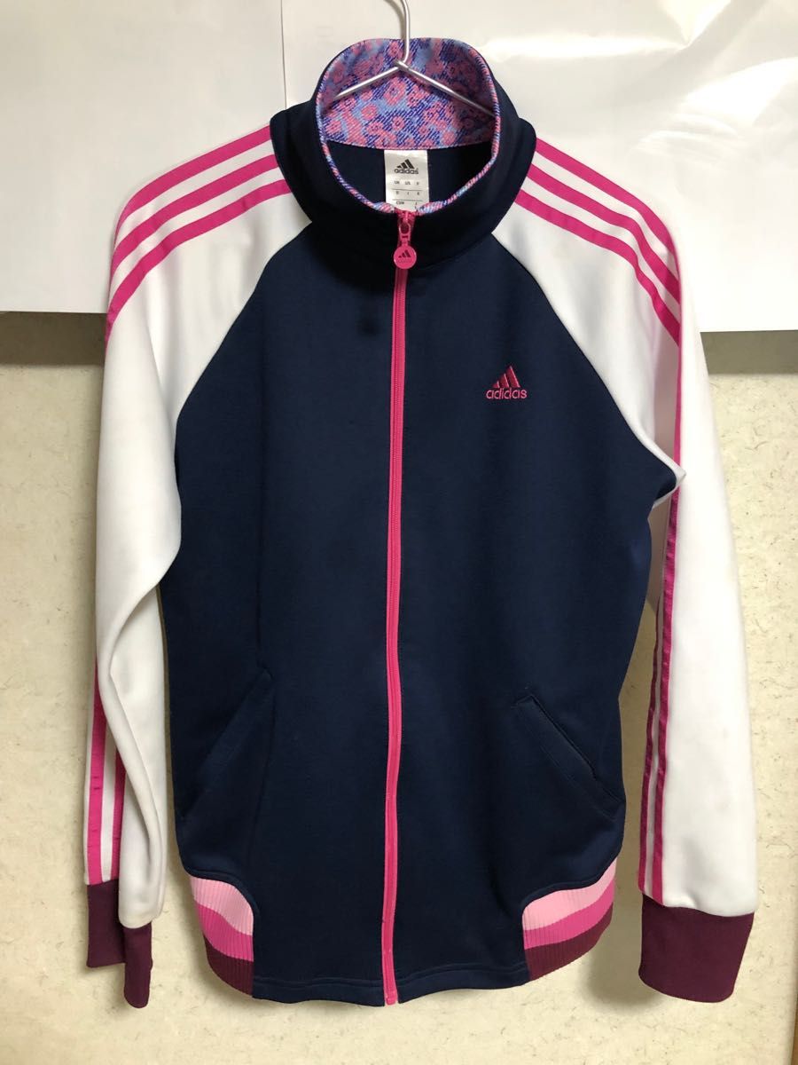 adidas アディダス】レディース・トラックジャケット サイズL ジャージ