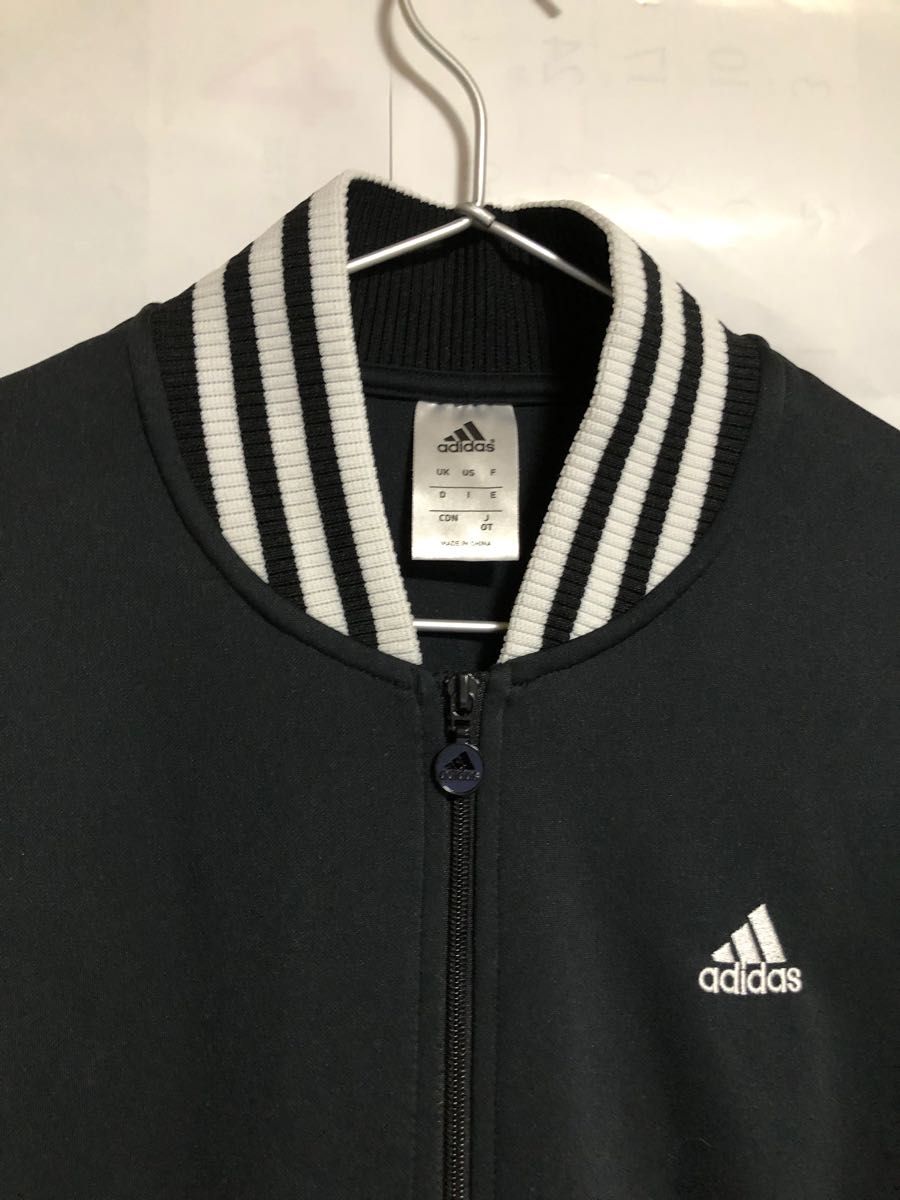 adidas アディダス ジャージ 上着 トラックジャケット【美品 adidas アディダス ジャージ 上着 トラックジャケット【美品