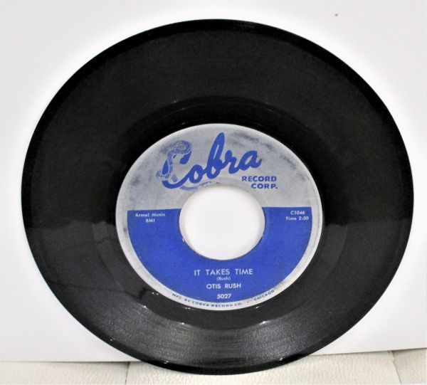 Blues 45 ● Otis Rush - It Takes Time / Checking On My Baby [US ORIG '58 Cobra Record Corp. 5027 ]_画像1