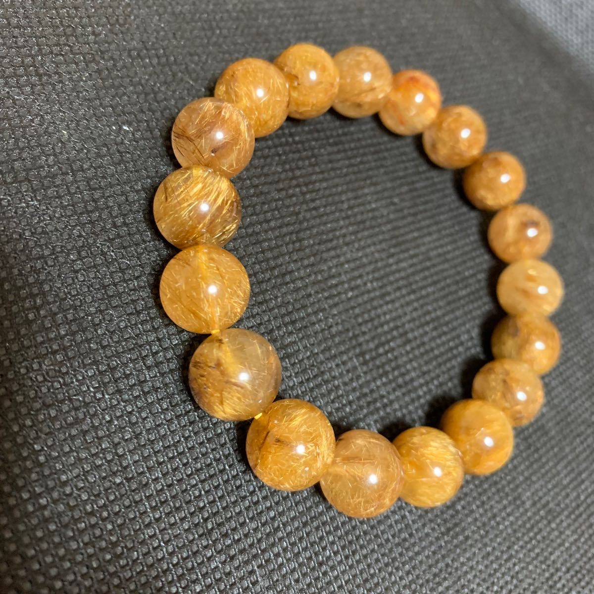 針ぎっしり タイガールチルクォーツブレスレット 落ち着いたシックな色