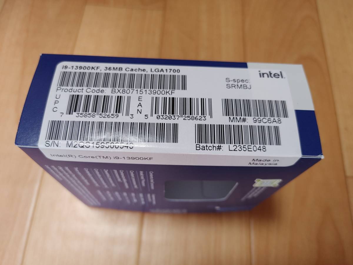 Intel Core i9 13900KF BOX (第13世代 Raptor Lake-S LGA1700 3.0-5.8