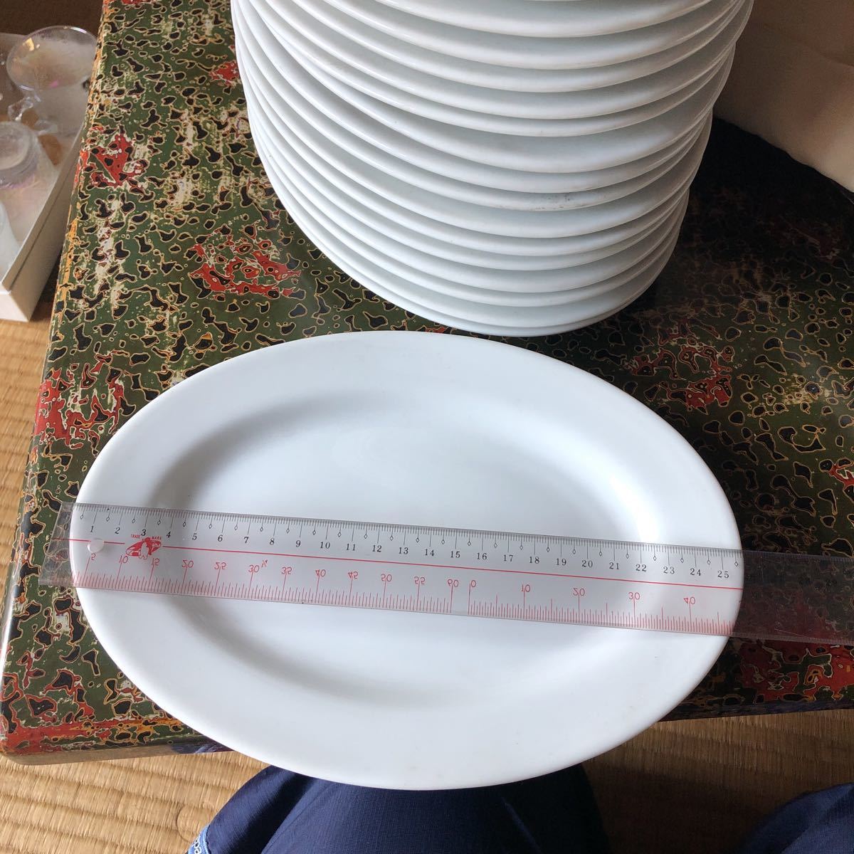 白いお皿 白食器　白プレート陶器皿20枚セット業務用　大量食器_画像2