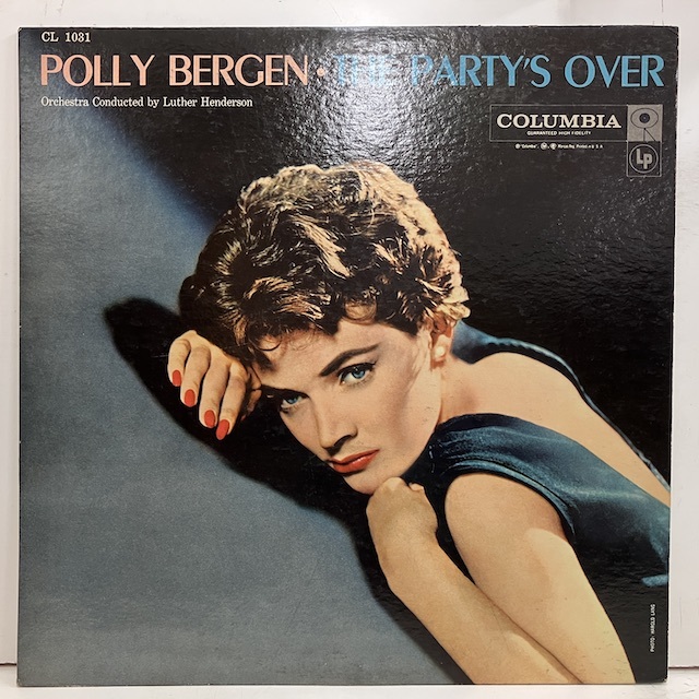 ■即決 VOCAL Polly Bergen / Party’s Over Cl1031 jv5323 米オリジナル、6eye Dg Mono ポリー・バーゲン_画像1