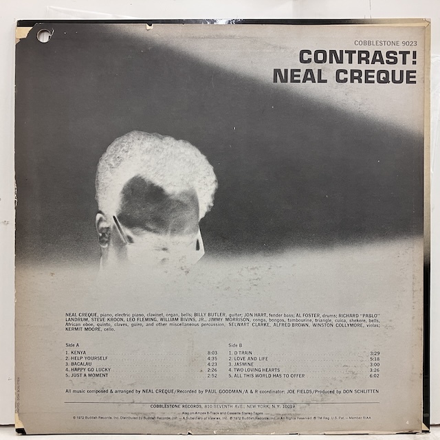 ■即決 FUSION Neal Creque / Contrast cst9023 jf32814 米オリジナル、プロモ _画像4