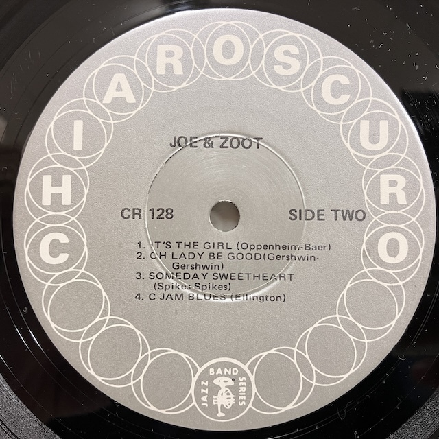 ■即決 JAZZ Zoot Sims / Joe & Zoot cr128 j38729 米オリジナル、シュリンク付きカバー ズート・シムズ _画像3