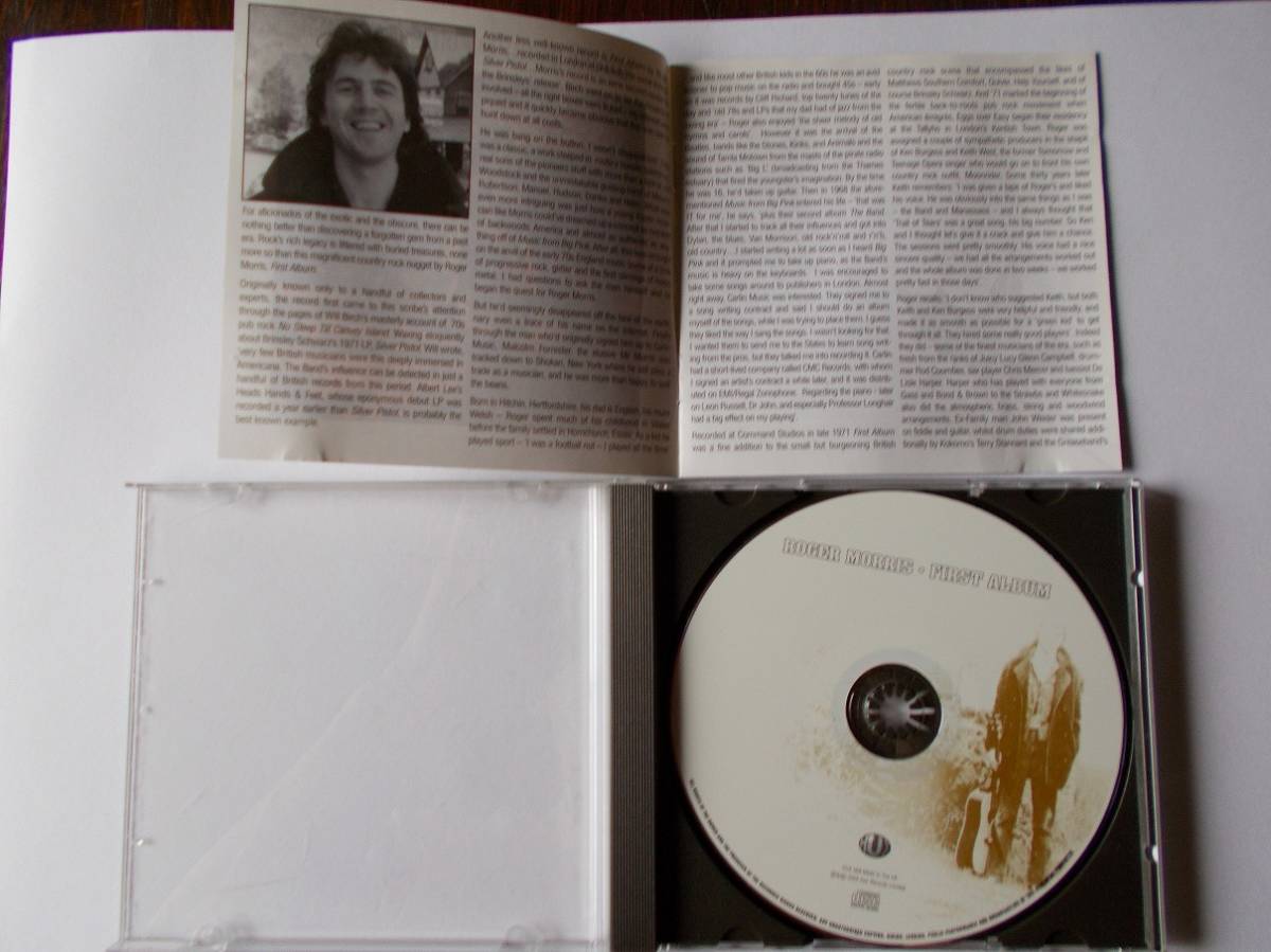 Roger Morris CD 「First Album」 輸入盤 2005年再発 再生確認・音OK ＊ ロジャー・モリス ロニー・レーン イアン・マシューズ _画像2
