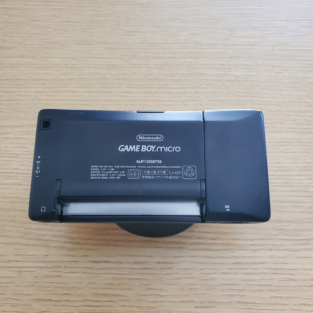 GBA ゲームボーイミクロ 本体 コロコロフェイスプレート交換品 動作確認済 スーパーマリオブラザーズ・アダプターおまけ 送料230円～_画像3