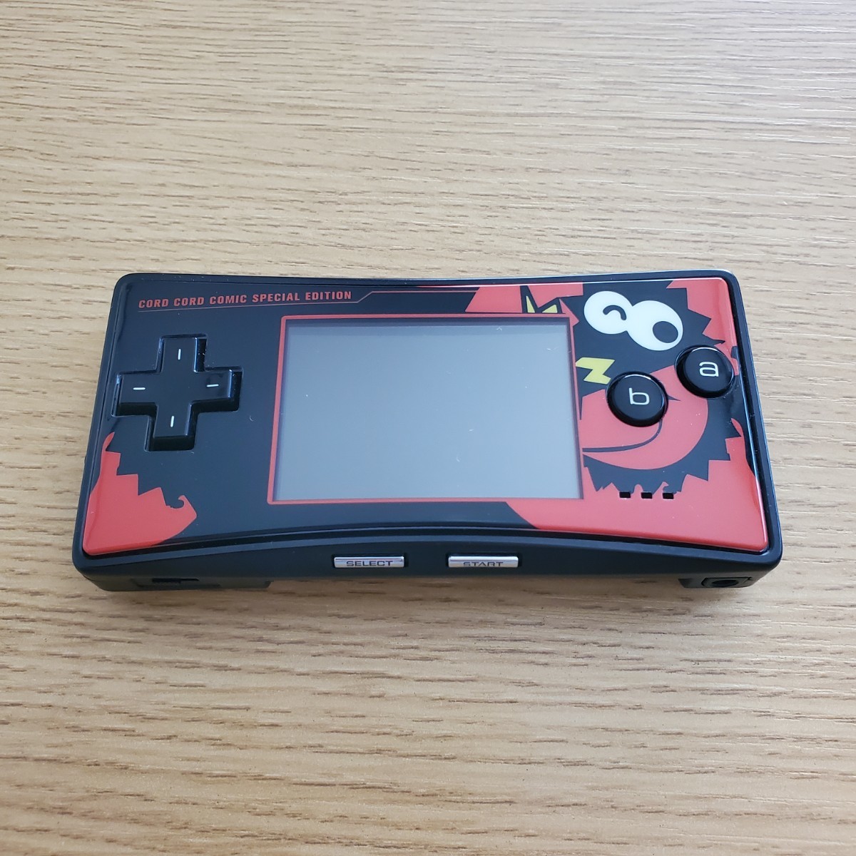 GBA ゲームボーイミクロ 本体 コロコロフェイスプレート交換品 動作確認済 スーパーマリオブラザーズ・アダプターおまけ 送料230円～