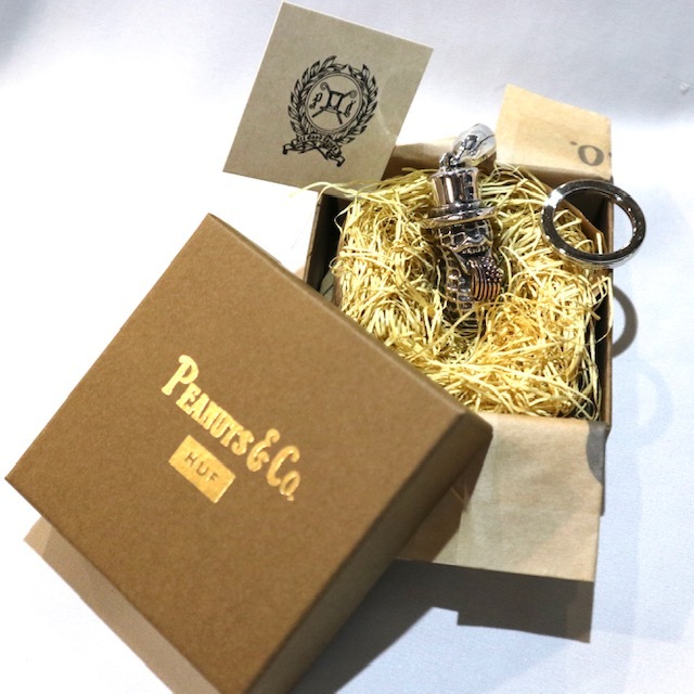 Peanuts&Co Peanuts Company HUF collaboration YACHIMATA BERO PEANUTS Silver/Copper Japan limitation key holder pendant top 