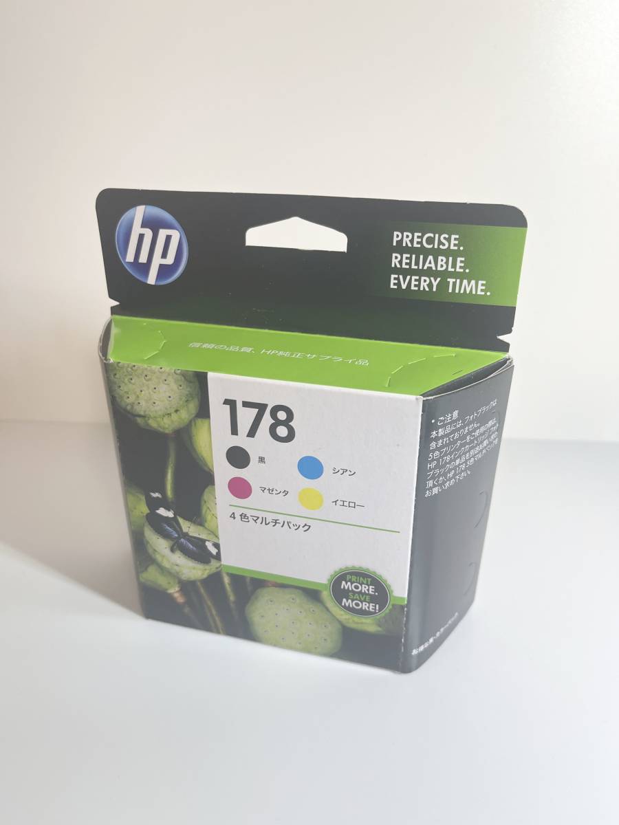 【新品未使用】HP178 純正 インクカートリッジ 4色マルチパック ブラック シアン マゼンタ イエロー CR281AA 国内正規品 (4948382779243）_画像1