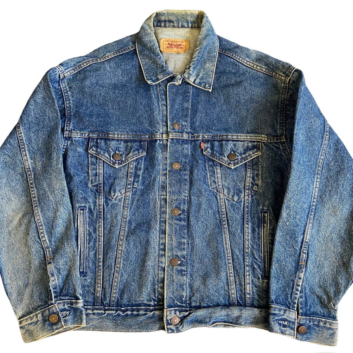 90s USA製 Levi's 70507 0218 デニム ジャケット L ジージャン Gジャン 4つポケット Levis 90年代 アメリカ製 ヴィンテージ