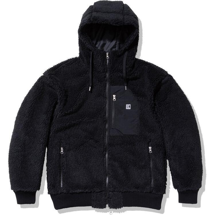 ヘリーハンセン ファイバーパイルサーモフーディー(メンズ) M ブラック #HOE52293-K FIBERPILE THERMO Hoodie HELLY HANSEN 新品 未使用_画像1