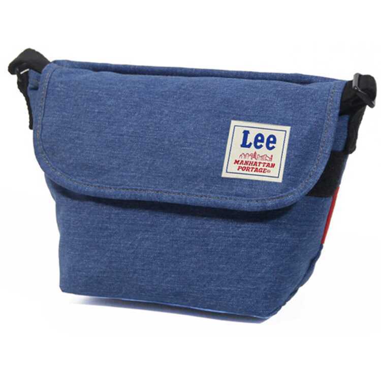  Manhattan Poe te-ji casual messenger bag Lee limitation collaboration XS blue W29×H18×D11cm #MP1603LEE-6000 MANHATTAN PORTAGE