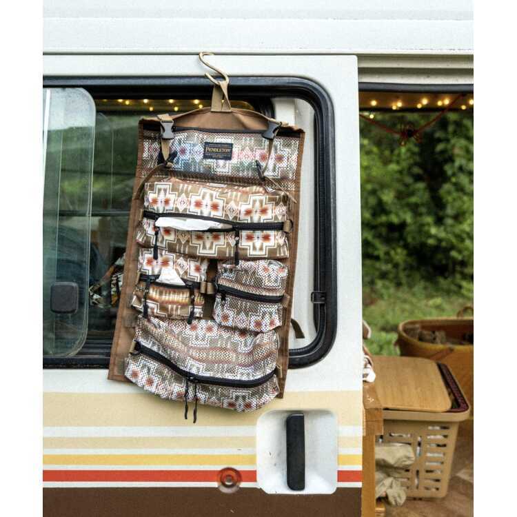 ペンドルトン キャンパーズポーチ YURIEコラボ企画 カーキ 横31×高さ50cm #PDT-000-223036-KHAKI CAMPERS POUCH PENDLETON 新品 未使用_画像8