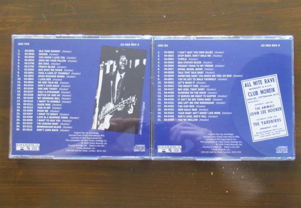 BLUES CD/UK版/6CD/ライナー付きBOXセット美盤/John Lee Hooker - The Vee-Jay Years 1955-1964/A-11045の画像5