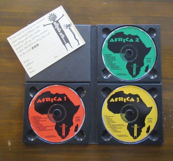 AFRICAN CD/US版/3CD/ブックレット・はがき付きBOXセット美盤/Various - Africa - Never Stand Still/A-11047_画像4