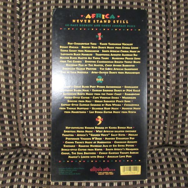 AFRICAN CD/US版/3CD/ブックレット・はがき付きBOXセット美盤/Various - Africa - Never Stand Still/A-11047_画像2