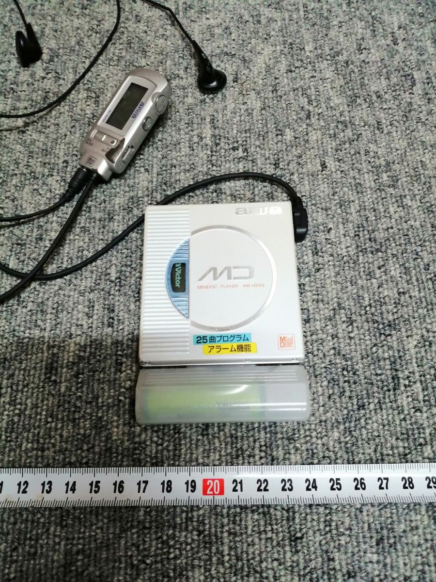 aiwa アイワ ミニディスクウォークマン AM-HX50 ポータブルMDプレイヤー