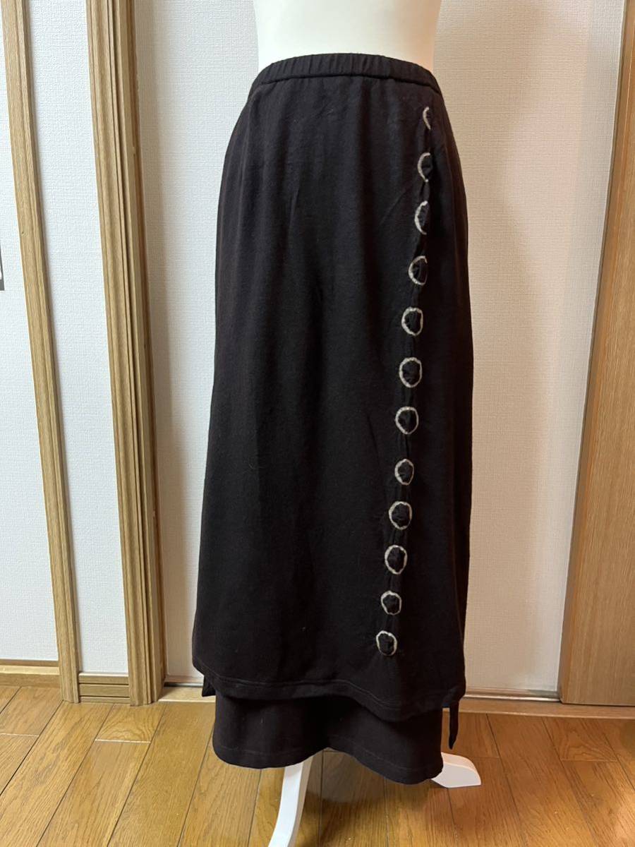 美品 慈雨 ウールセットアップ 絞りデザイン センソユニコ|PayPayフリマ