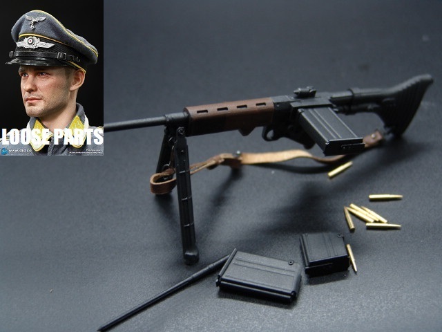 サマーセール ミニグランド バンドル Axel FG42機関銃後期型 1/6ドールパーツ:DID製:ドイツ空軍 G.I.ジョー