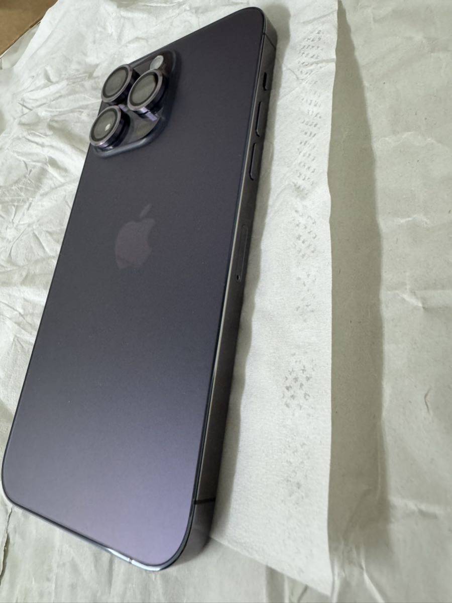 iPhone14 Pro Max ディープパープル 256GB SIMフリー　Apple Care+盗難・紛失保険付き　おまけ多数　美品_画像8