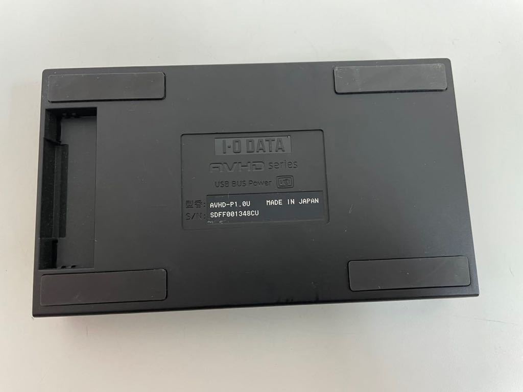 IODATA 外付けハードディスク HDD 1TB AVHD-P1.0U AVHDシリーズ 初期化済み_画像3