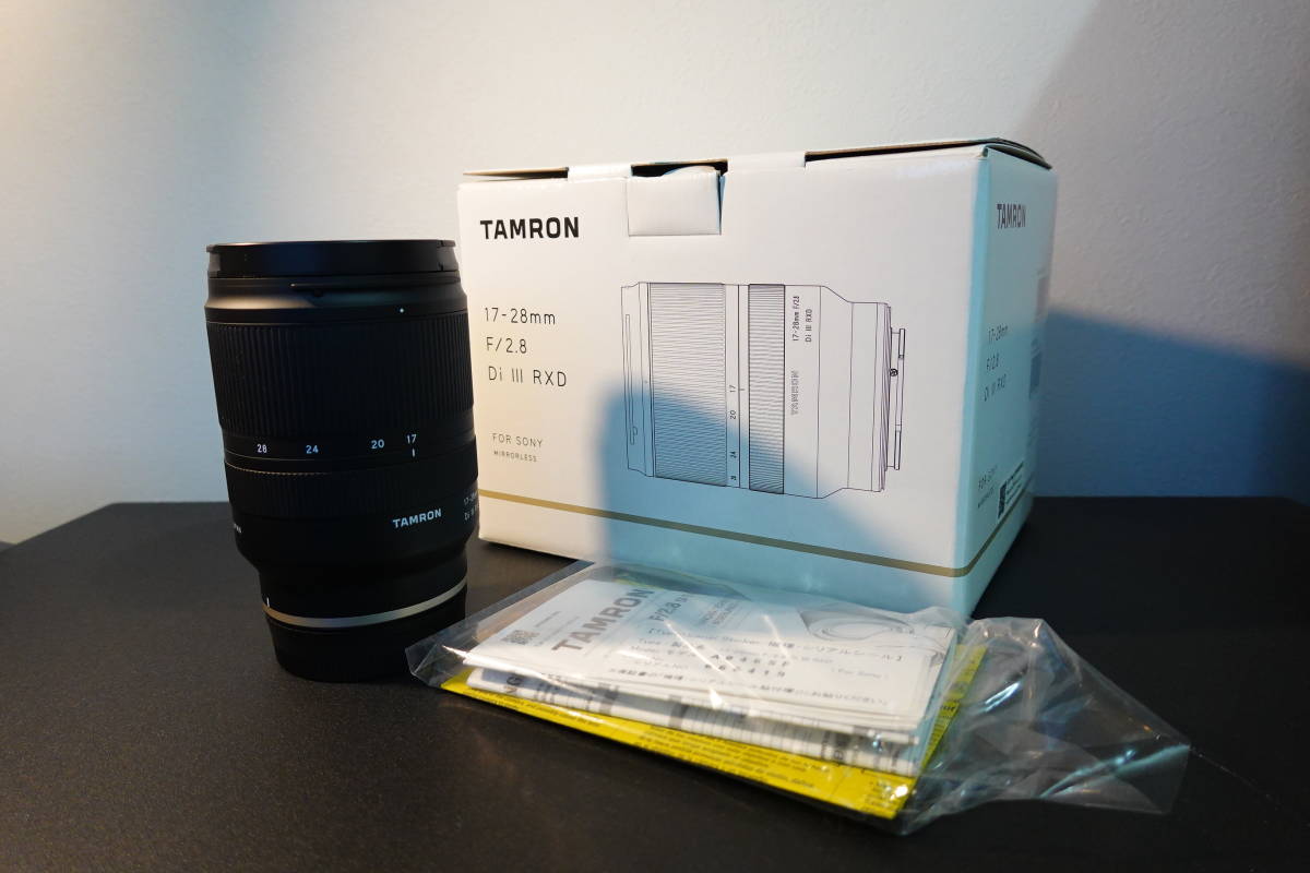 TAMRON　17-28F2.8DiⅢ　RXD　ソニーEマウント　未使用_画像5