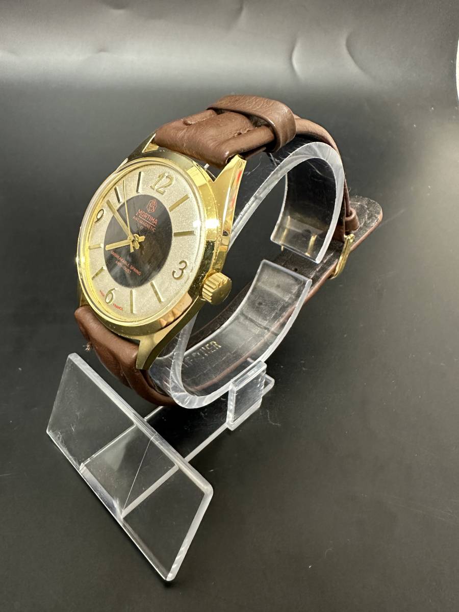 MORTIMA　モルティマ　ANTIMAGNETIC17　腕時計　手巻き　フランス製　稼働品　ヴィンテージ　管理番号NS00032_画像2