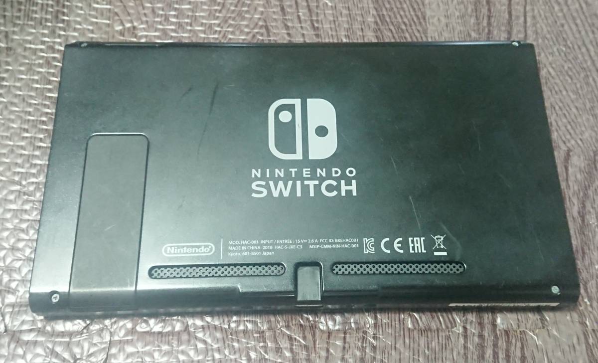 【送料無料】 ニンテンドースイッチ 本体 Nintendo Switch HAC-001 ジャンク 任天堂