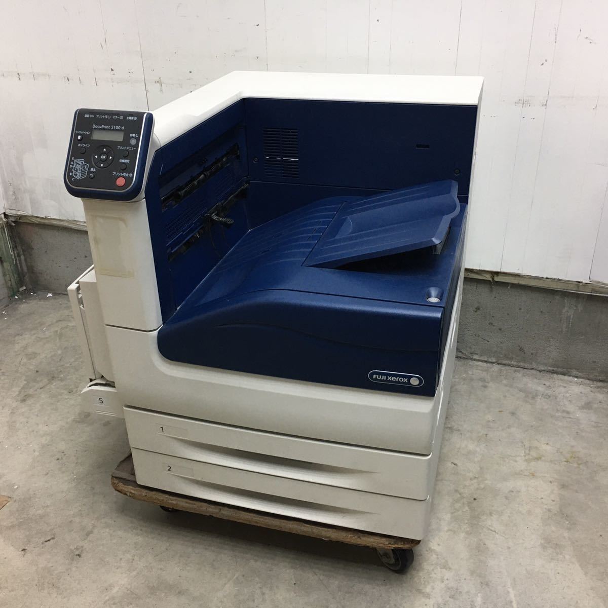 FUJI Xerox 富士ゼロックス A3 モノクロ プリンター DocuPrint 5100d 2段カセット 動作確認済 自社便配送限定 埼玉県 八潮市から