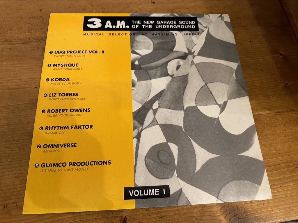 LP★3 A.M. The New Garage Sound Of The Underground (Volume 1) / ディープ・ハウス・クラシック！Robert Owens / UBQ Projec_画像1