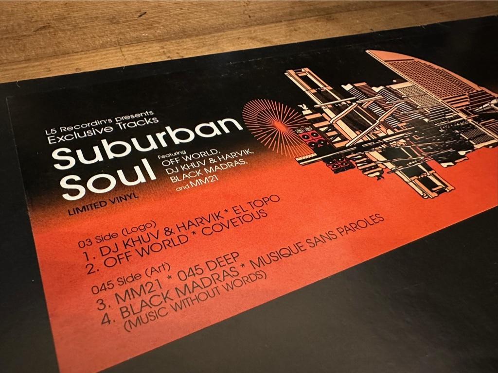12”★Suburban Soul / ディープ・ハウス ！ / DJ Khuv & Harvik / Black Madras / MM21 / Off World_画像1