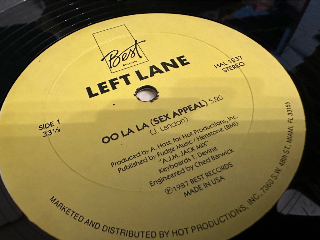 12”★Left Lane / Oo La La (Sex Appeal) / ハイエナジー / シンセ・ポップ・ディスコ！の画像1