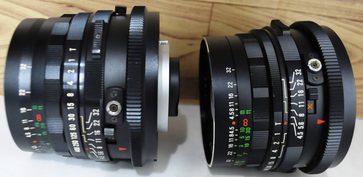 ★ MAMIYA マミヤ MAMIYA-SEKOR C 50mm F4.5 RBマウント (+ 65mm F4.5) ★ かなり美品、完全動作品 ★ 千円出品、全国一律、送料無料 _画像9