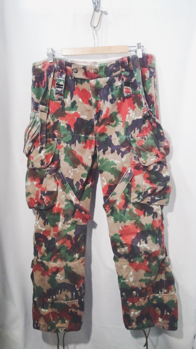Vintage Swiss army M-70 Alpen Camoflauge Mountain pants 70s スイス軍 アルペン カモ柄 マウンテン フィールド パンツ ビンテージ_画像4