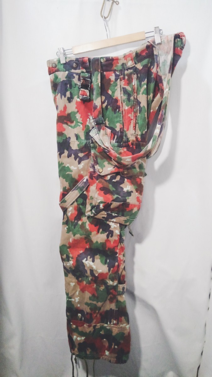 Vintage Swiss army M-70 Alpen Camoflauge Mountain pants 70s スイス軍 アルペン カモ柄 マウンテン フィールド パンツ ビンテージ_画像5