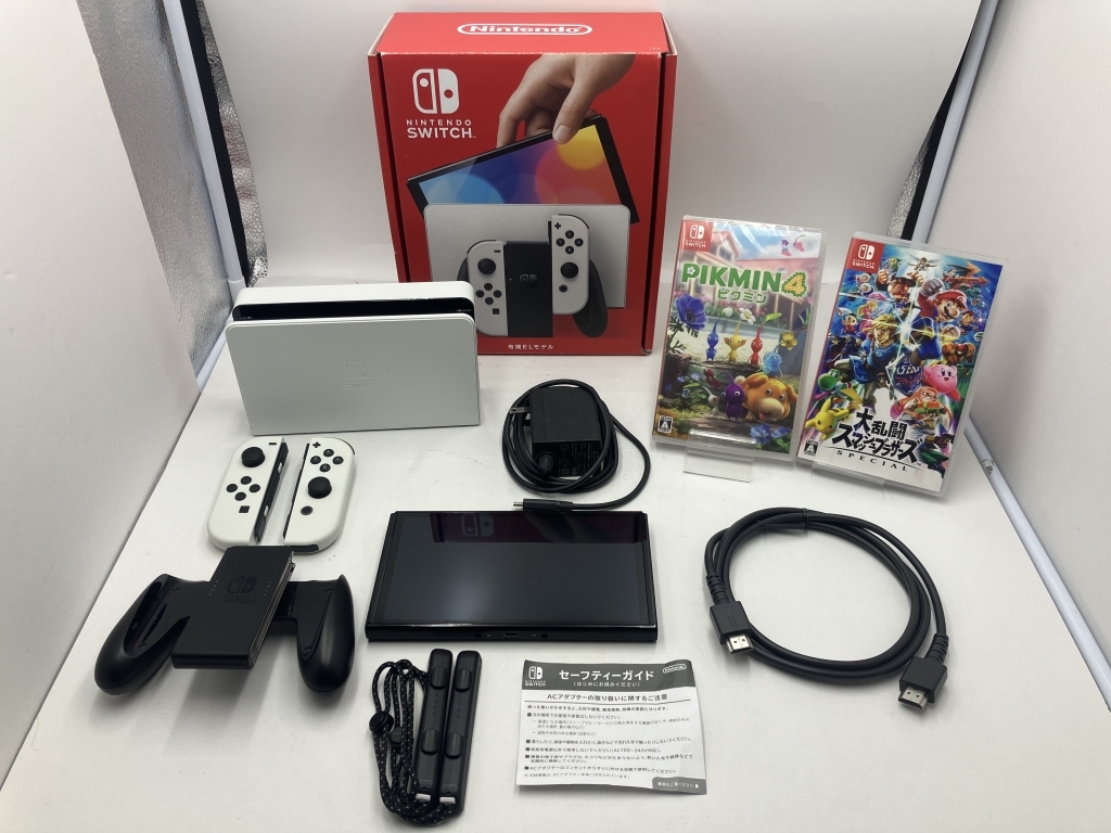 4771】[1円～] Nintendo switch 有機ELモデル 本体 HEG-S-KAAAA 店舗印