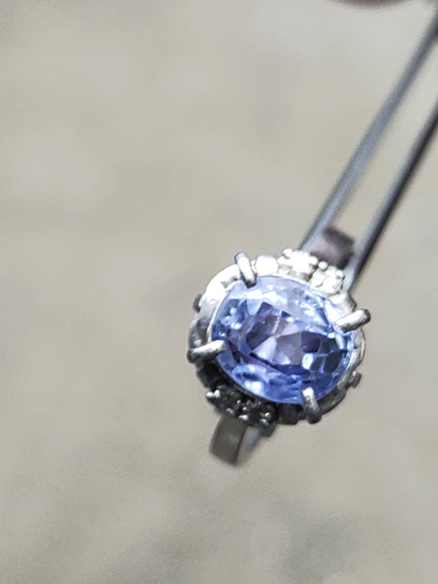 殿堂 ピンクサファイア K18ホワイトゴールド リング 0.23ct ジュエリー