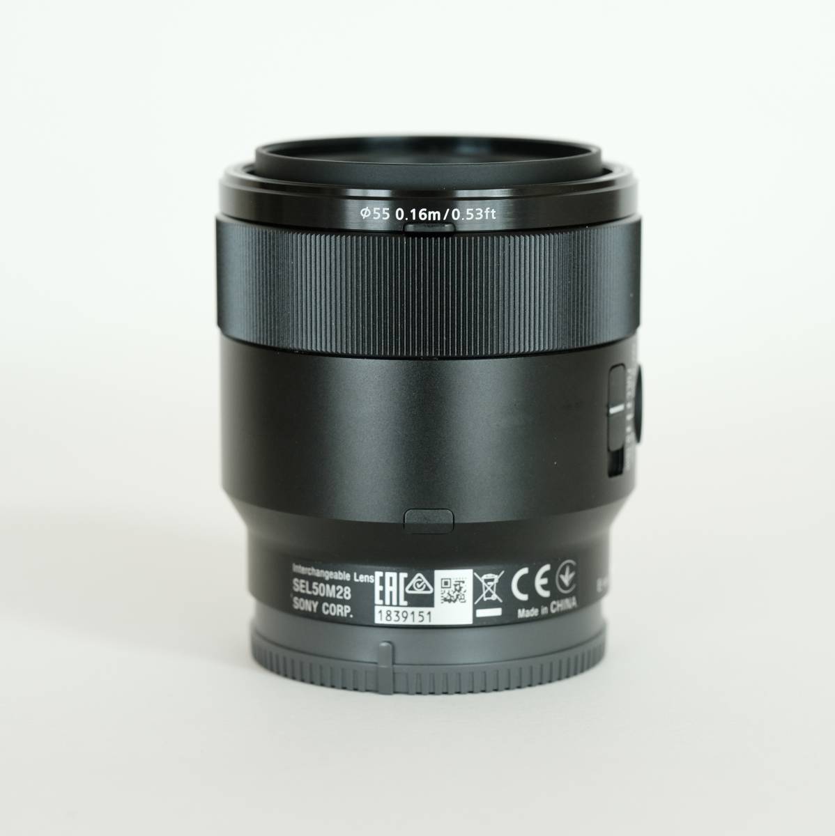 [美品] SONY FE 50mm F2.8 Macro SEL50M28 / ソニーEマウント / フルサイズ対応 / 標準マクロレンズ