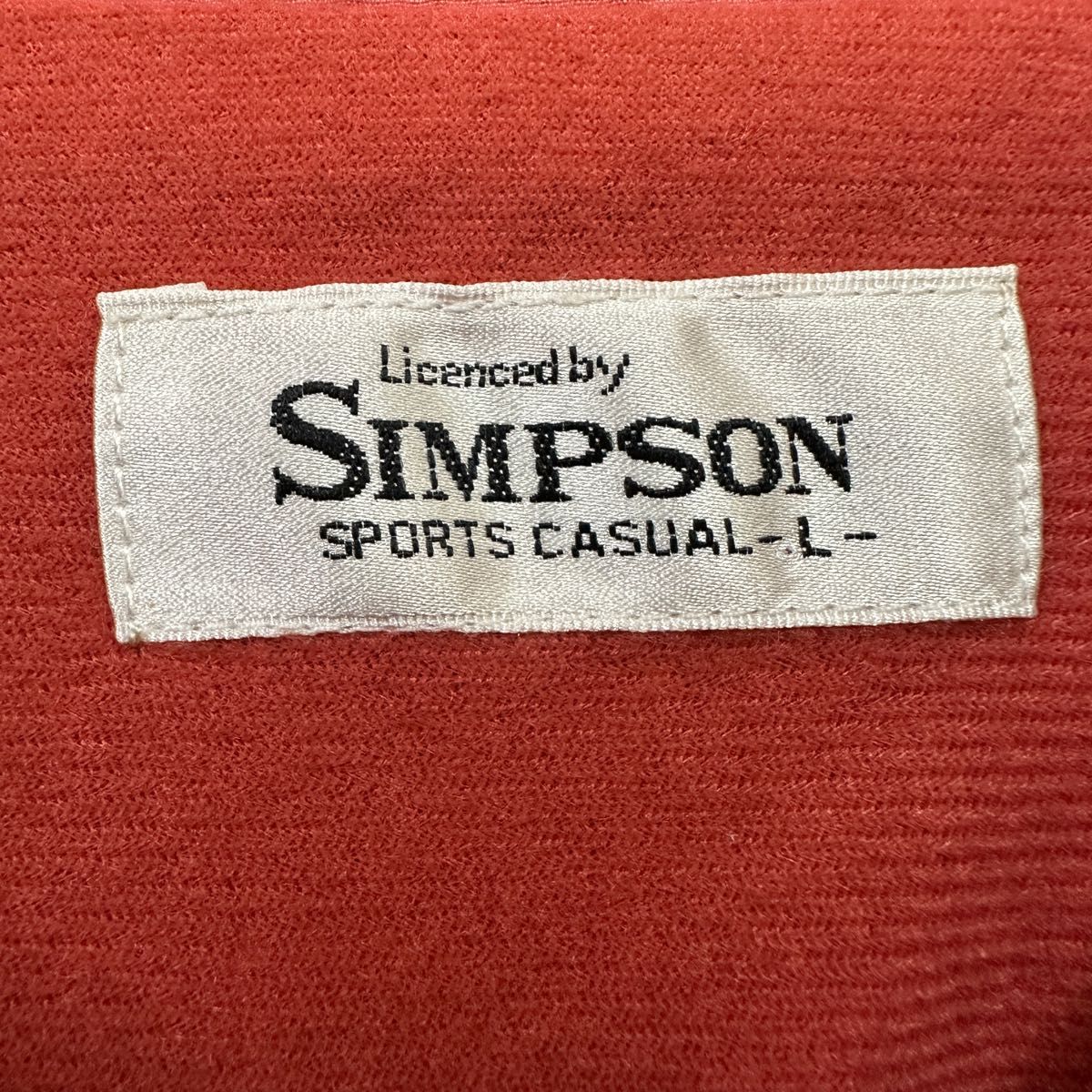 ヴィンテージ SIMPSON シンプソンナイロンジャケット レトロ 昭和レトロ  刺繍  アニマル柄 ガルフィー好きにも