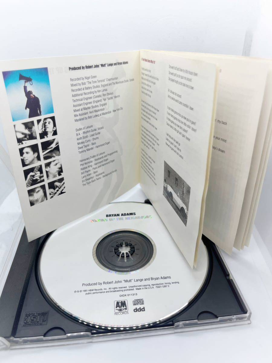 CD ★ BRYAN ADAMS ★ WAKING UP THE NEIGHBOURS ★ 1991年 ★ 輸入盤中古品_画像3