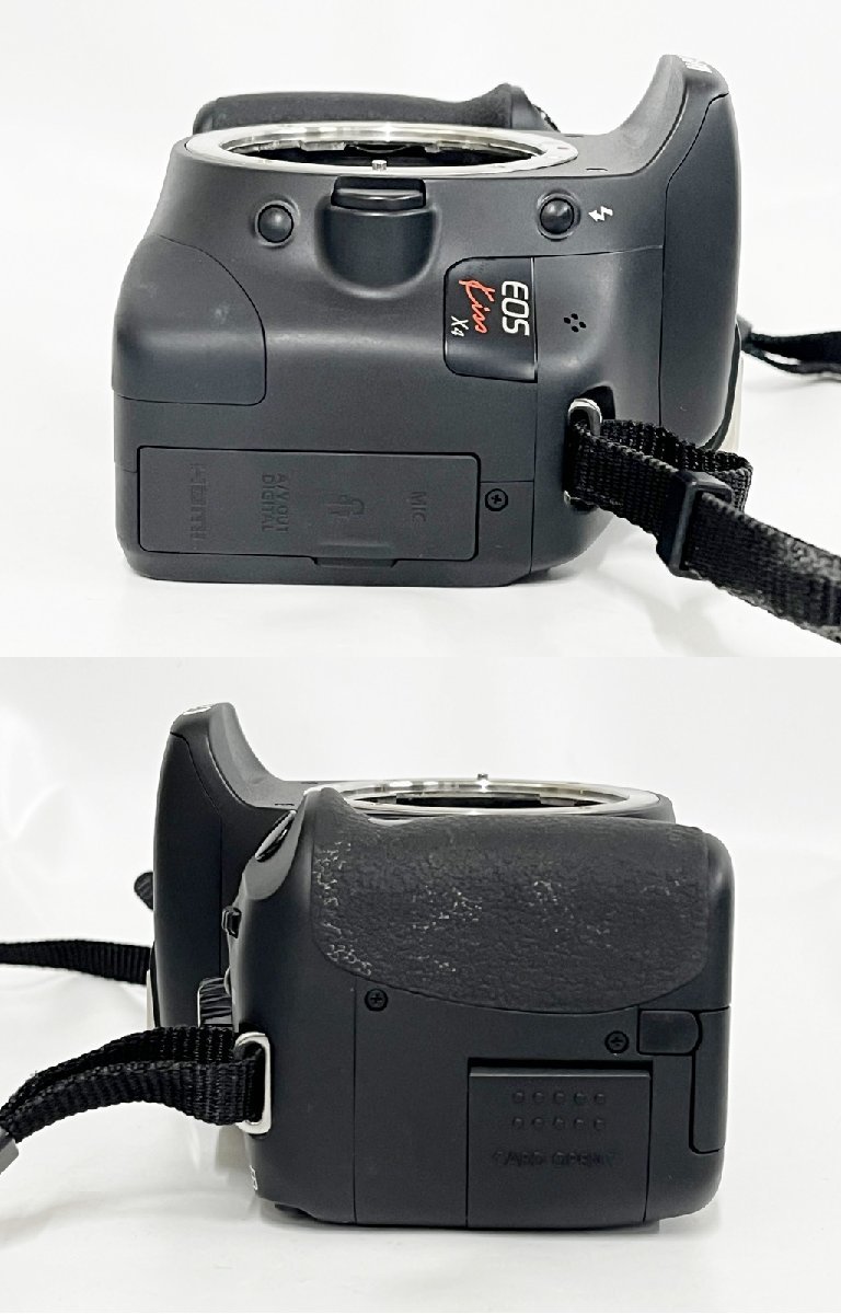 ★シャッターOK◎ Canon キャノン EOS Kiss X4 EF-S 18-55mm 1:3.5-5.6 55-250mm 1:4-5.6 35-105mm 1:3.5-4.5 デジタル一眼 14535O8-11_画像4