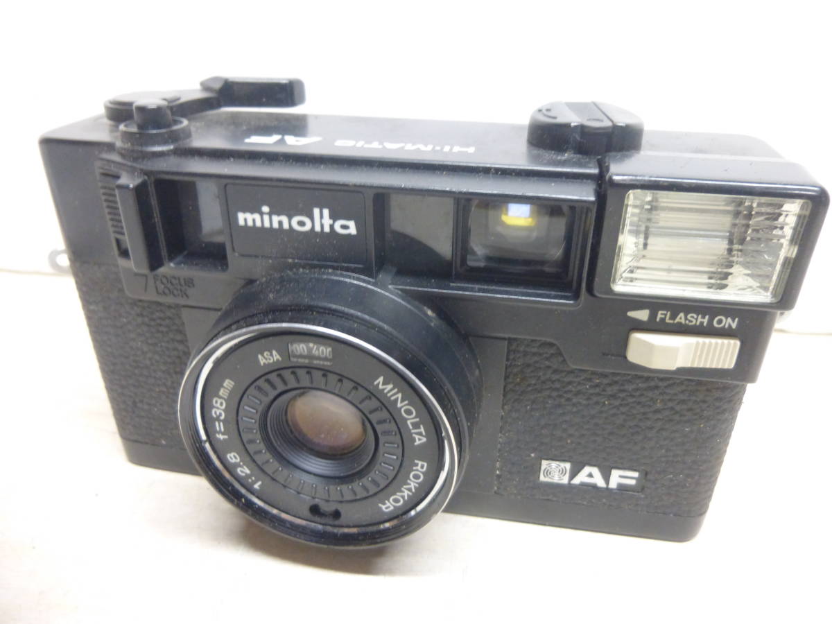 正規代理店 令ご1597か-6/カメラ MINOLTA HI-MATIC 動作未確認