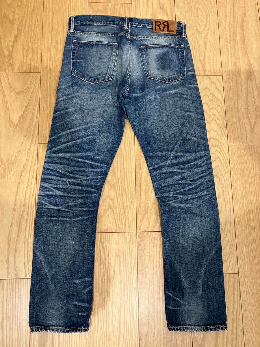 RRL ダブルアールエル SLIM NARROW DENIM デニム 30×30 美品 ラルフローレン