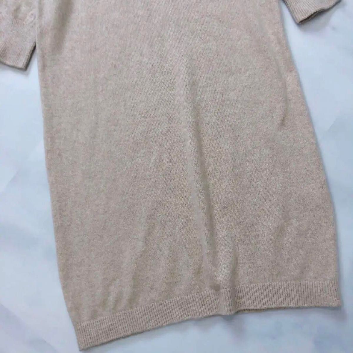MICA&DEAL ロングニットワンピース タートルネック ウール カシミア