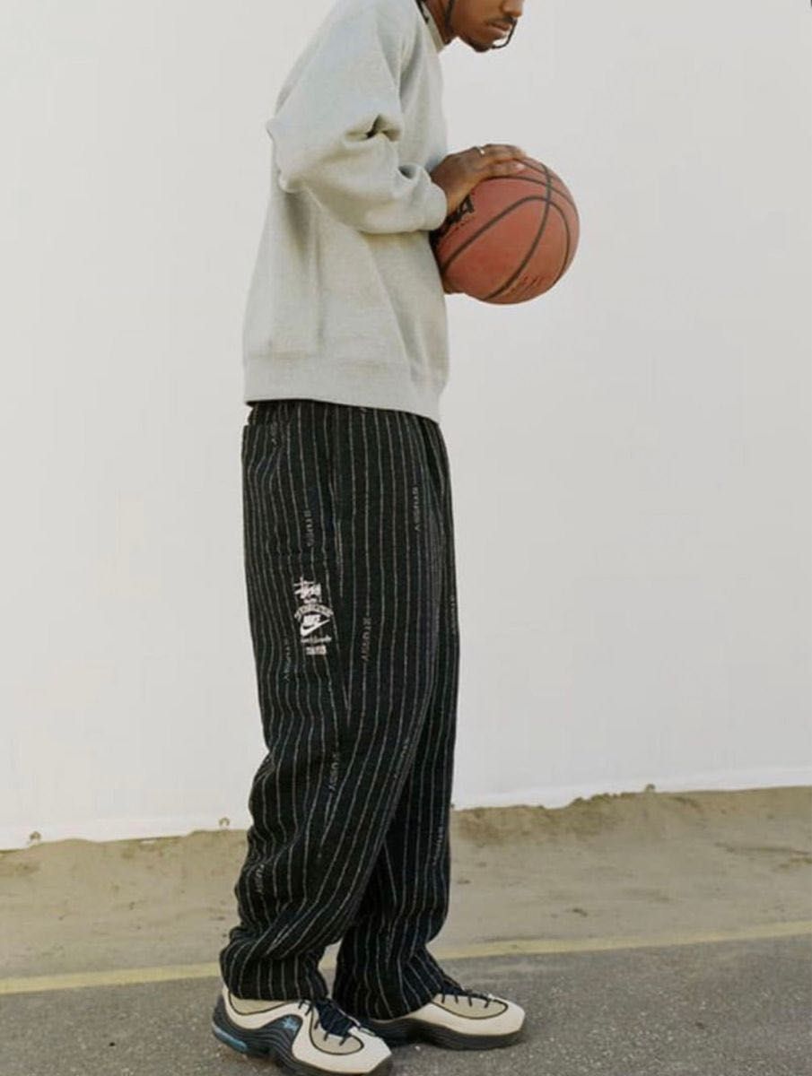 Stussy Nike Stripe Wool Pants Black S ステューシー ナイキ ウールパンツ