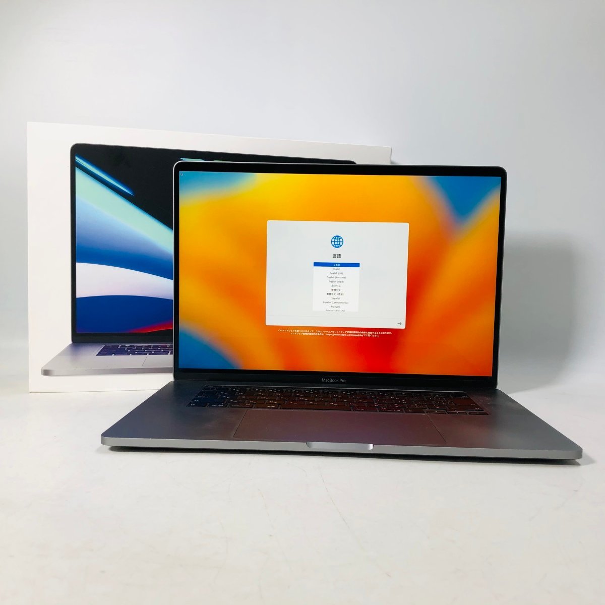 ジャンク MacBook Pro Touch Bar＋Touch ID 16インチ (Late 2019) Core i9 2.3GHz/32GB/SSD 1TB スペースグレイ MVVK2J/A