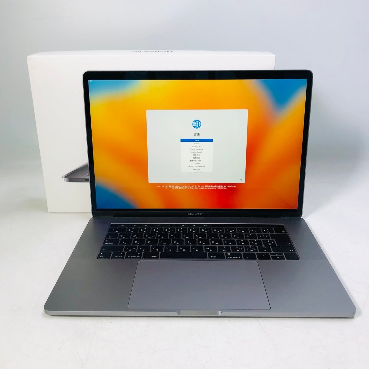 話題の人気 Pro MacBook Touch MV912J/A スペースグレイ 512GB 2.3GHz