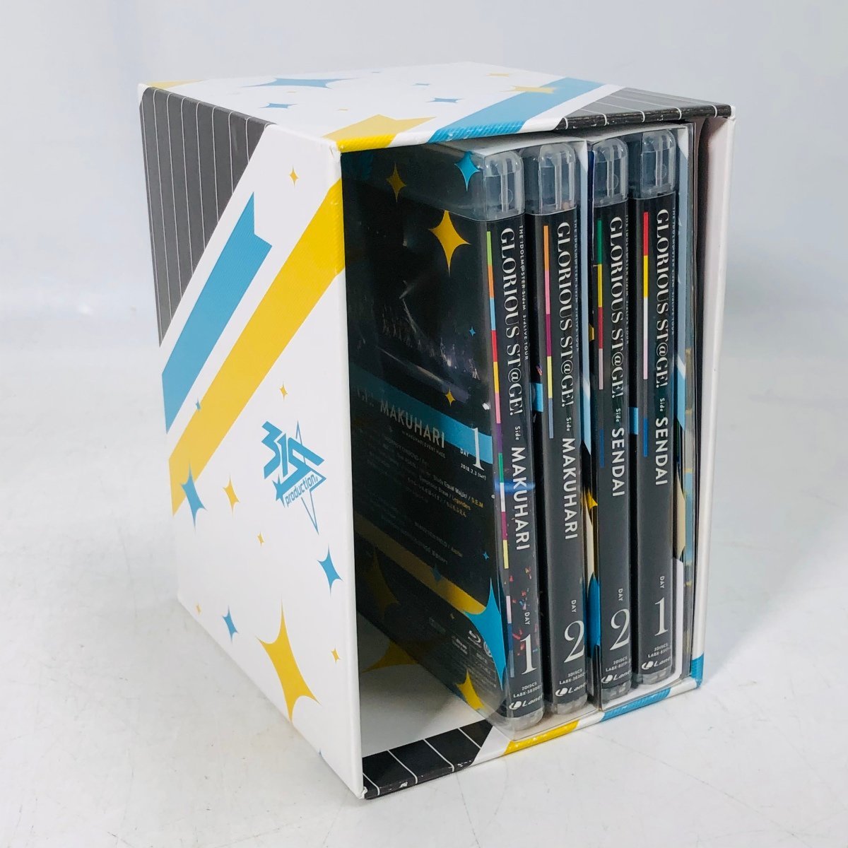 中古 Blu-ray アイドルマスター sideM 3rd LIVE TOUR GLORIOUS ST@GE! MAKUHARI SENDAI セット BOX付き_画像9