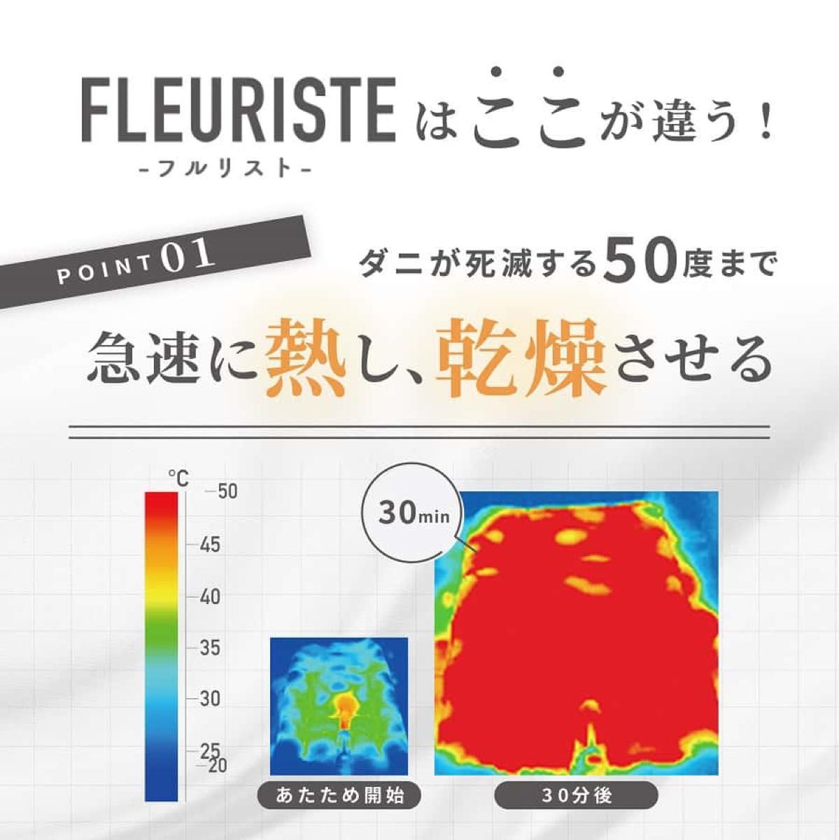 新品・未使用】布団乾燥機フルリスト FLEURISTE ふとん乾燥機 除湿機